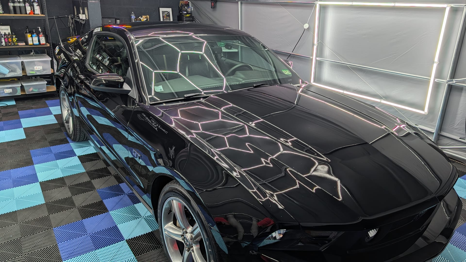 Ford Mustang GT après detailing complet et polissage MajesticAuto